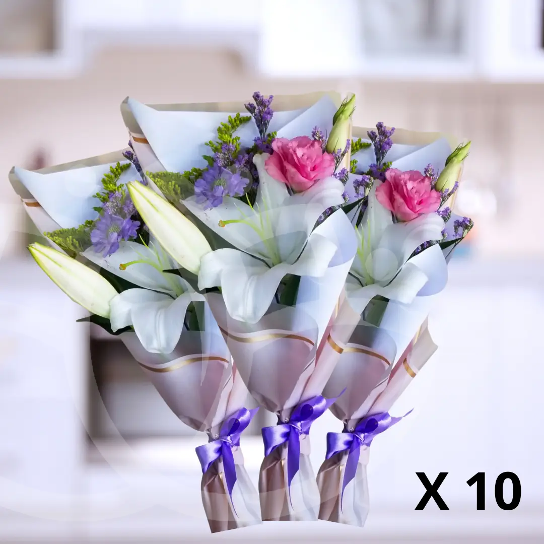 Pack de 10 "Lilium soft expression"