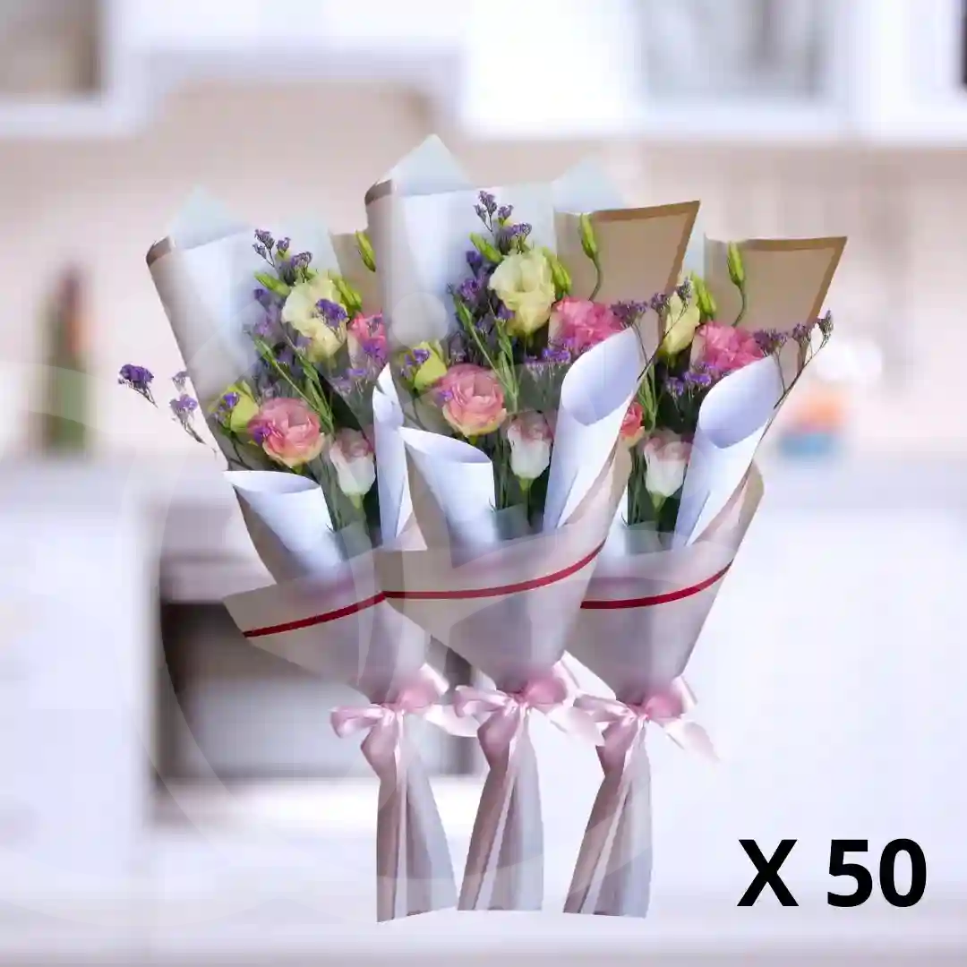 Pack de 50 ramos "Bouquet Encanto Natural" 1