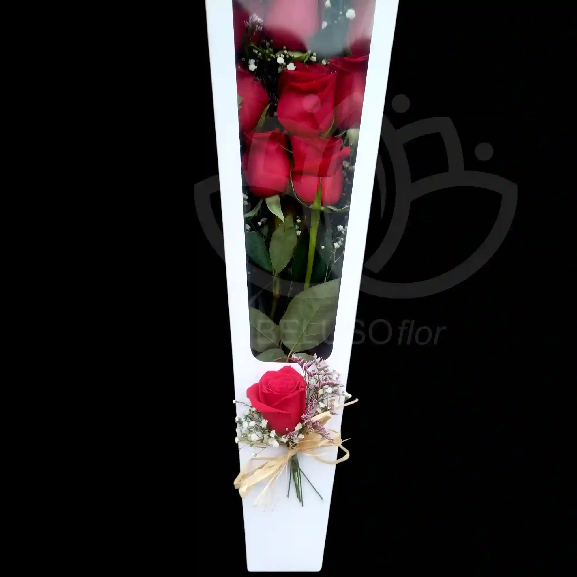 Box de 12 rosas rojas 4