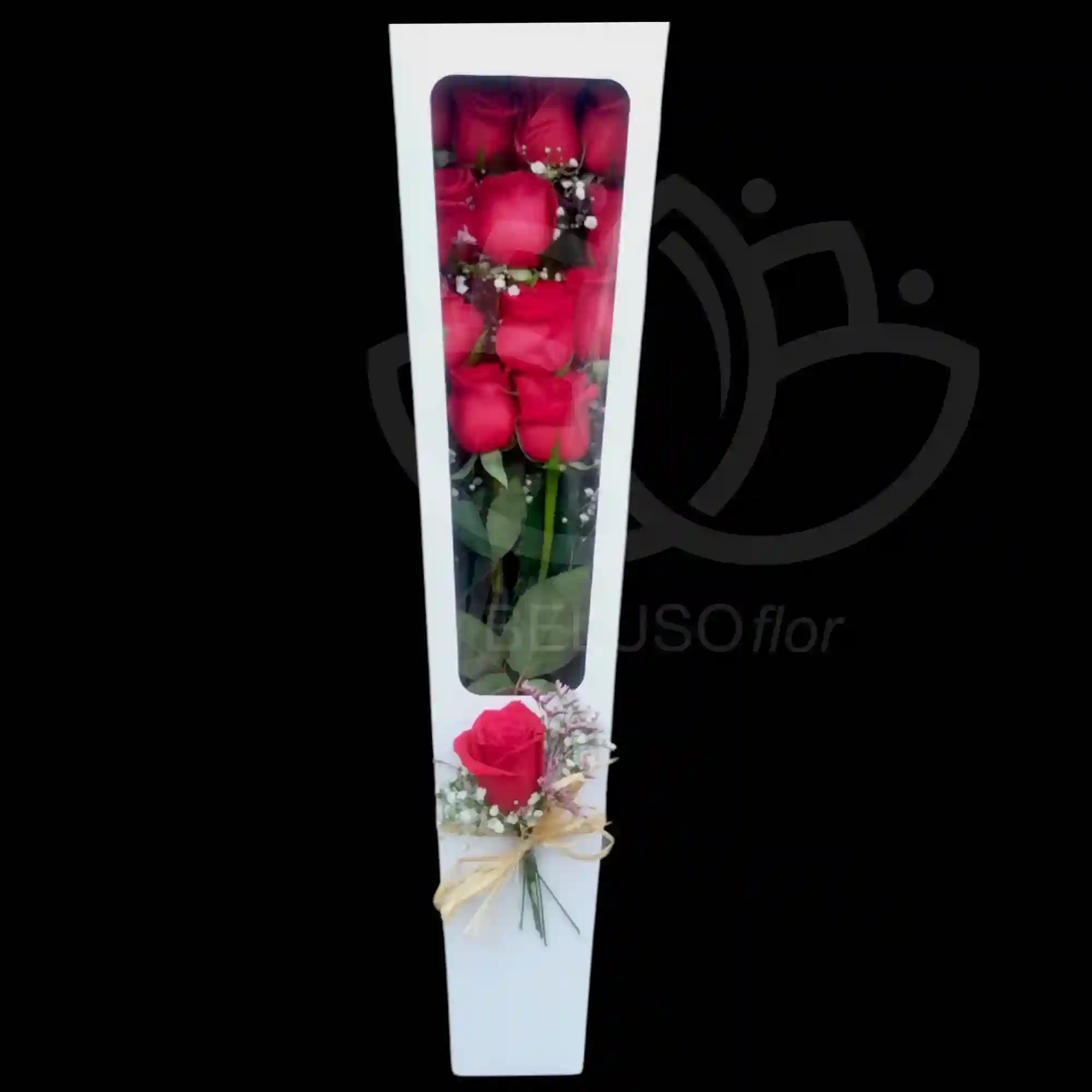 Box de 12 rosas rojas 1